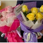 Advanced hand kneaded snow paper flower packaging paper