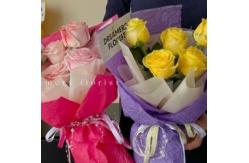 China Advanced hand kneaded snow paper flower packaging paper supplier