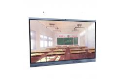 China 50000 Hrs Interactive Flat Panel Dual System No Side Bar With Camera supplier