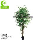 Realistic Flame Retardant H200cm Artificial Maple Plant Good Looking for sale
