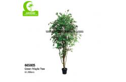 China Realistic Flame Retardant H200cm Artificial Maple Plant Good Looking supplier