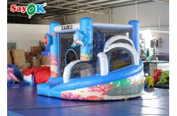China Giant Inflatable PVC Air Bouncer Slide Animals Combo Open 2 Years  Warranty supplier