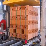 Automatic Clay Brick Packaging Machine Belt Strapping And Packaging System for sale