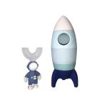 Silicone Baby Rocket Toy Teeth Brush Decoration Customized Color for sale