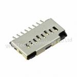 105162-0001 Memory Card Connectors 1.45H MICRO SD HEADER WITH D/C PIN for sale