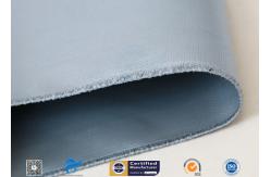 China 1m Width Fireproof Silicone Coated Fiberglass Cloth 15oz Single Side supplier