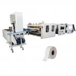Automatic Maxi Toilet Paper Roll Production Line With Heat Shrink Packing Machine for sale