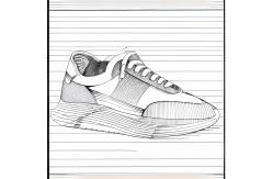 China Canvas Custom Shoes Service Synthetic Leather Walking Shoes supplier