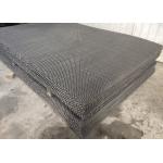 Black Iron Square 6.0 Mm Crimped Woven Wire Mesh Panel For Pig Raising for sale