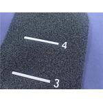 Eco - Friendly Black Velcro Custom Hook And Loop Gray TPU Logo Clothing Patch