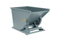 China Low Profile Self Dumping Forklift Hopper 4000lbs Metal Dump Hopper supplier