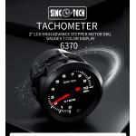 6370 Sensor 52mm Digital Tachometer Gauge 7 Color Stepper Motor Gauges for sale