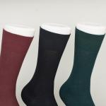 Red / Green Fiber Nylon Dress Socks , Cashmere Organic Cotton Breathable Dress Socks