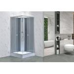1-1.2mm 5mm Glass Shower Enclosures Aluminium Frame for sale