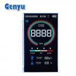 VA Type 5V LCD Screen Black 4 Digit Seven Segment Display 37PIN For CO2 Detector for sale