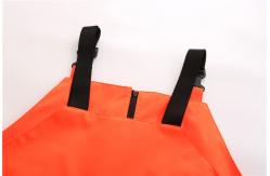 China Unisex HIVIS Work Clothes EN343 Reflective Bib Overalls For Offshore supplier