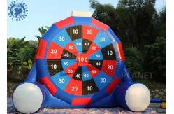 China Customized Commercial Inflatable Soccer Dart Board For Golf CE EN14960 supplier