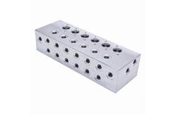 China CNC Machining Excavator Hydraulic Pressure Reducing Valve Block Hydraulic Control Valve supplier