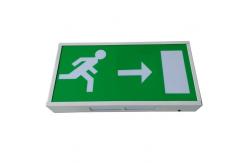 China CE Permanent Industrial Led Exit Signs , Rechargeable Emergency Evacuation Exit Sign supplier