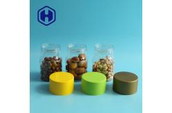 China 556ml 211# Transparent Empty PET Plastic Bottle Can With Screw Cover supplier