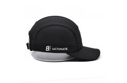 China Unisex 5 Panel Camper Hat With Flat Brim Made Of Cotton / Nylon / Polyester supplier
