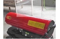 China Moveable Fuel Chicken Small Greenhouse Heater With Thermostat supplier