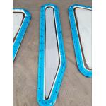 Aluminum Alloy Ship Cabin Windows Rectangular Ship Windows SUS Bolted