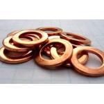 Hot Sales Copper Nickel Metal Gaskets OEM ODM Customized Flat Metal Gaskets For Pipe Fittings for sale