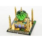 Miniature Crystal Taj Mahal Replica 80*80*70mm For Travel Commemorate for sale