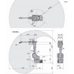 20kg For Kawasaki 0.05mm Explosion-proof Spraying Robot For Large Workpieces for sale