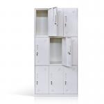 School Office 9 Doors Metal Clothes Locker Bag Lockable Storage Lockers for sale