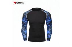China Diving Custom Rash Guard  Long Sleeve Quick Dry Nylon  Polyester Fabric Material supplier