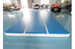 China Blue 6x3x0.2m Inflatable Air Track For Swimming Pool Floating Mat supplier