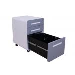 Movable 3 Drawer Lockable Filing Cabinet