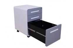 China Movable 3 Drawer Lockable Filing Cabinet supplier
