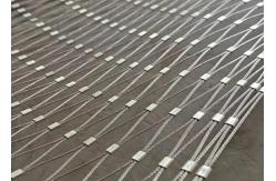 China Inox 304 Flexible Woven Rope Mesh For Safety Handrail Fence supplier