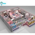 Macaron Theme Mazes Indoor Play Centre Equipment Support Customization for sale