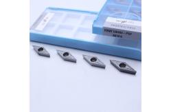 China VBMT160404 MF810 Rhombic Shape Uncoated Carbide Turning Insert with Silver Coating supplier