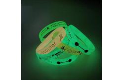 China Factory Custom Silicone Bracelet Festival Activity Party Concert Event Gift Noctilucent Night Glow Silicone Wristbands supplier