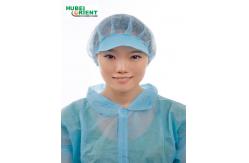 China ISO13485 Disposable Nonwoven Peak Cap Hat For Workshop supplier