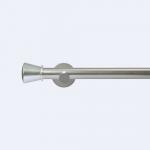 Metal Conical frustum Finial 0.5mm thickness 1.6m Curtain Rod For Hotel for sale
