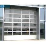 Thermal Insulated Aluminum Frame Organic Glass Sectional Doors for sale