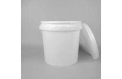 China Customized Transparent Plastic Bucket With Lid Round 8L 10L supplier