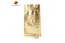 China Customization Stand Up Coffee Pouches With Valve  8oz-100oz Gravure Printing supplier