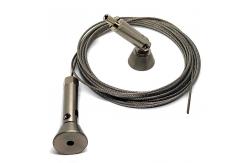 China Adjustable Stainless Suspension Cable Display Ceiling Accessories With Wall To Wall Fixings supplier