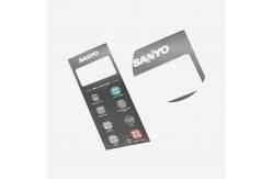 China Silk Screen Customized Membrane Switches , Membrane Keypad Panel 0.2mm Thick supplier
