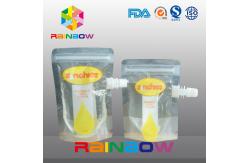 China Stand Up Liquid Juice Pouch , zippers drink pouches gravure printing supplier