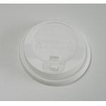 White 85mm Hot Drink 100% Compostable Coffee Lids for sale