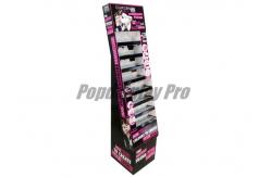 China Floor Standing Power Wing Display For Makeups 15 Logo Poster supplier