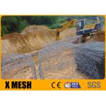 2.2mm 2.7mm 3.2mm Hexagonal Gabion Cage Stone Filled ASTM A975 for sale